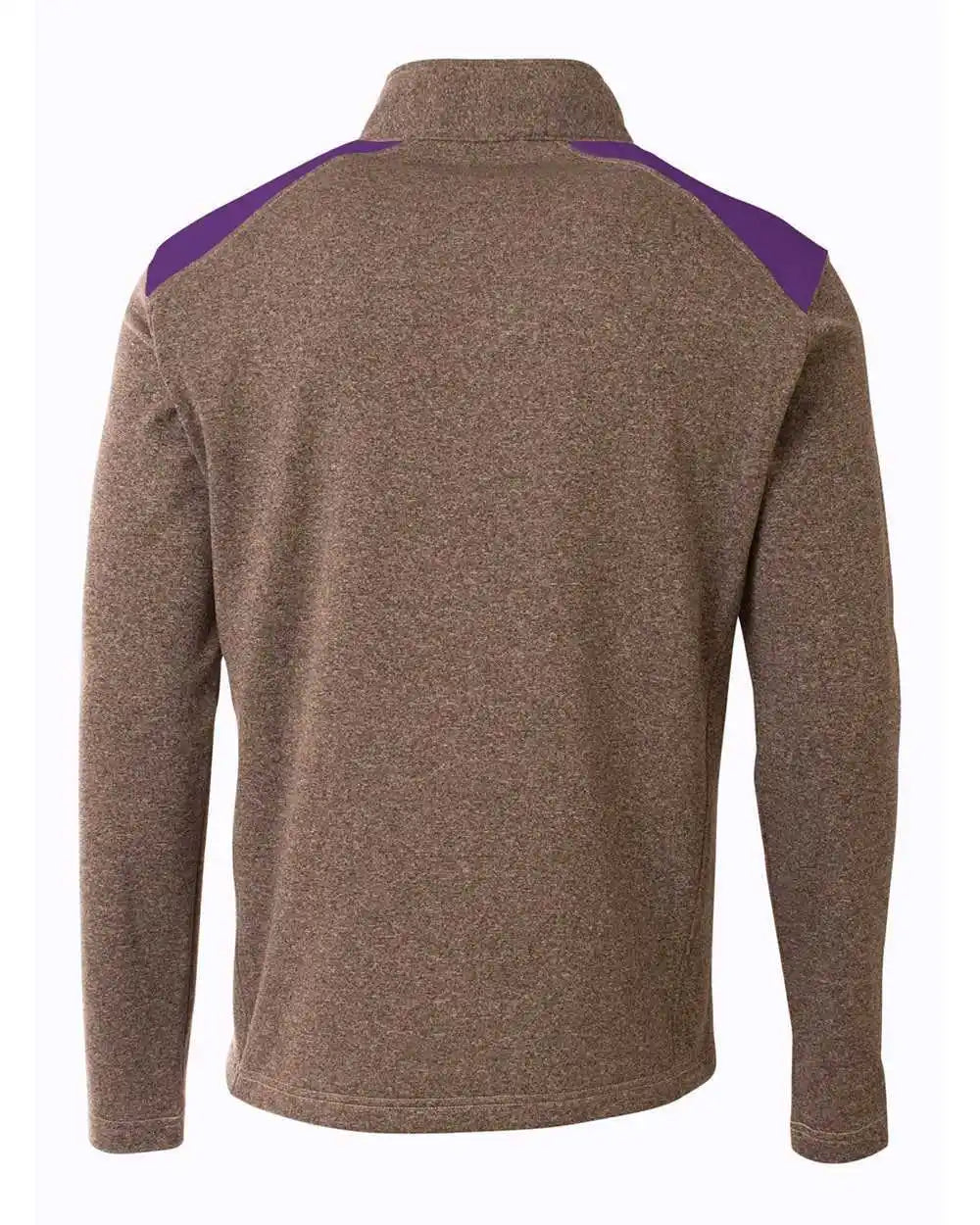 A4 Nb4094 Tourney Fleece Quarter Zip - Heather Purple
