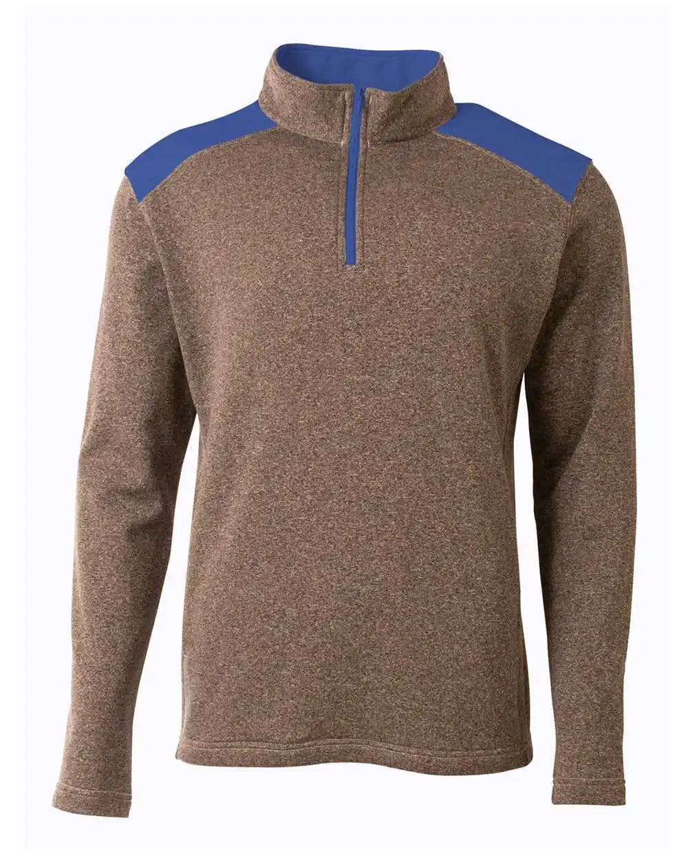 A4 Nb4094 Tourney Fleece Quarter Zip - Heather Royal