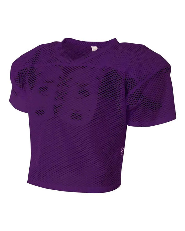 NB4190 Youth Purple Porthole Practice Jersey - HIT a Double