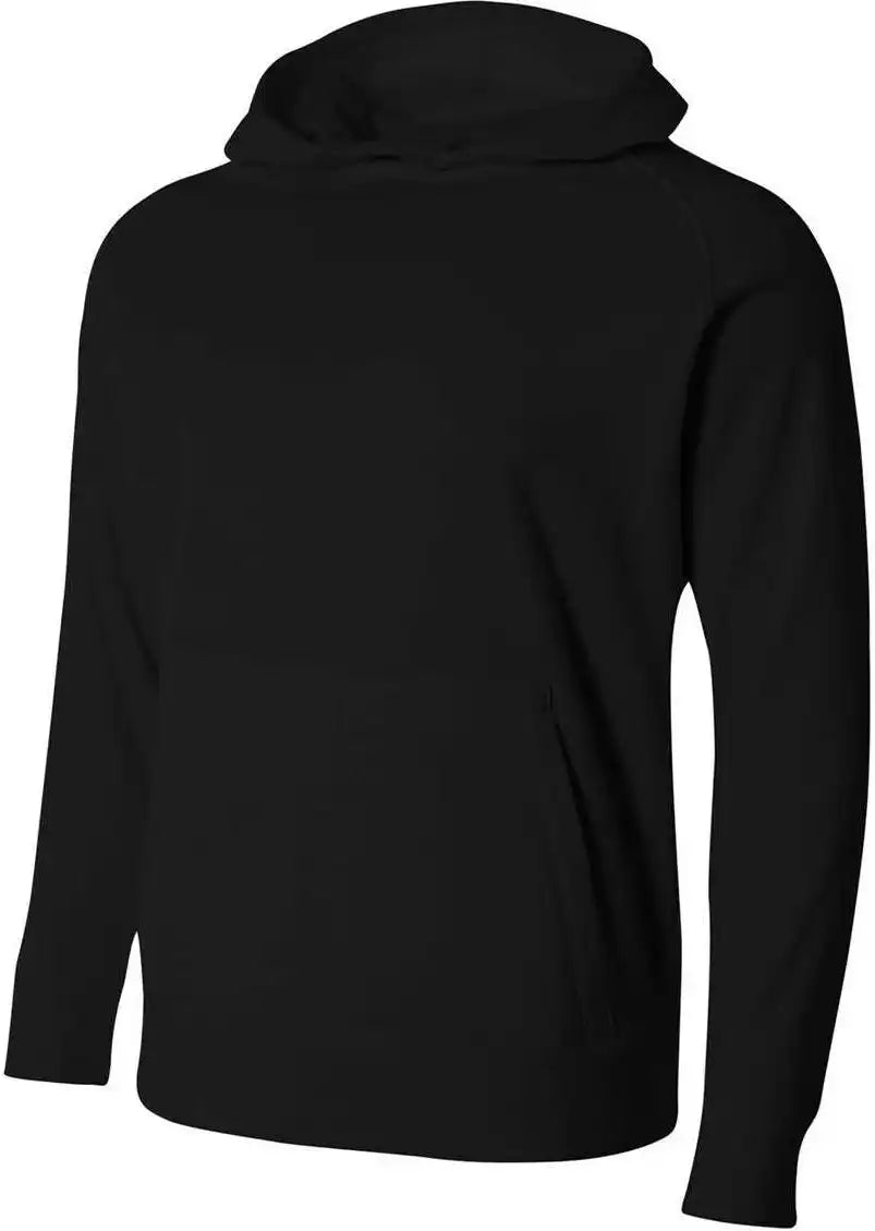 A4 Nb4237 Youth Solid Tech Fleece Hoodie Black