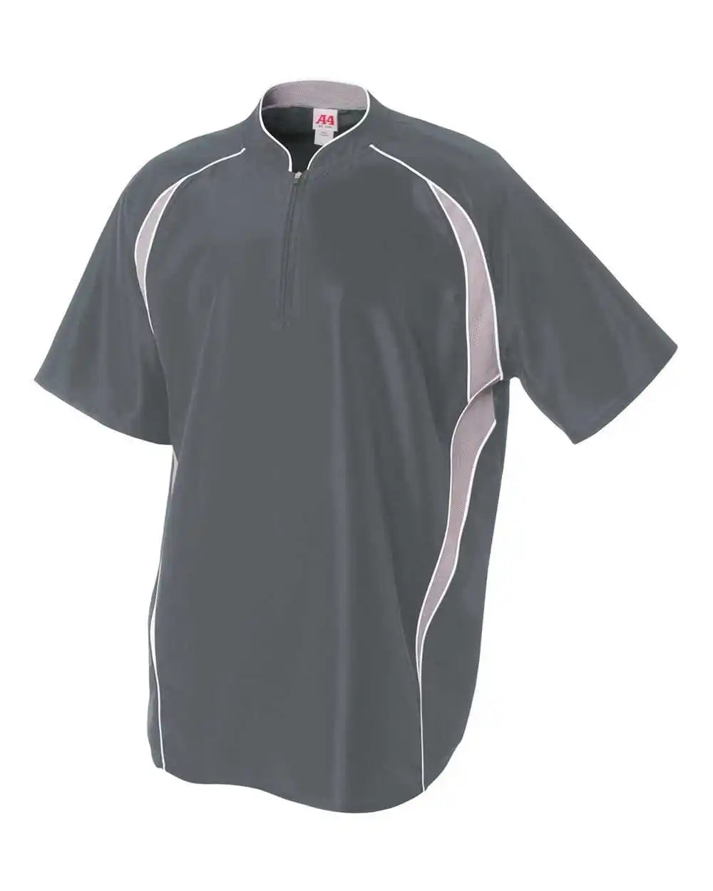 A4 Nb4241 1/4 Zip Youth Batting Jacket - Graphite