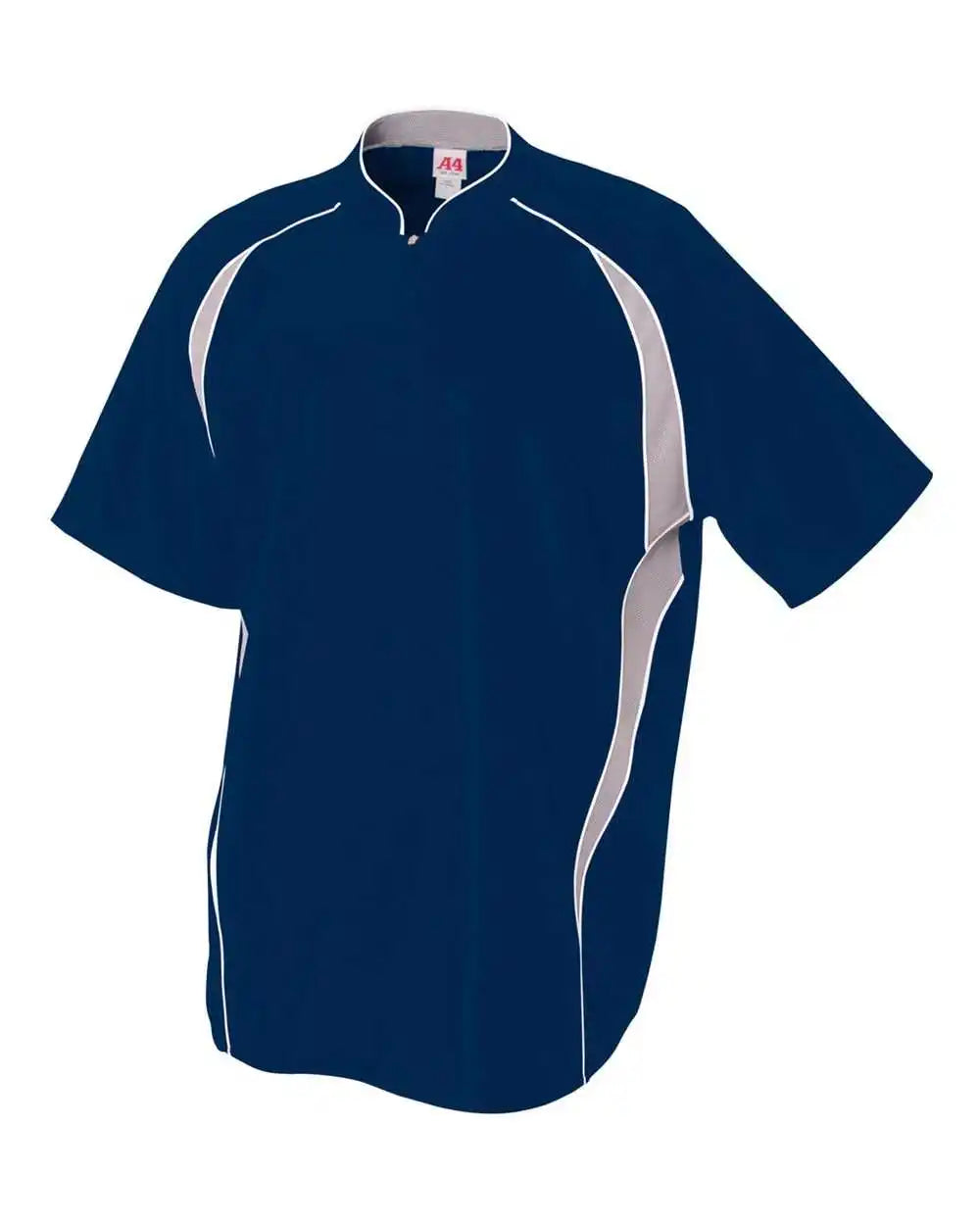 A4 Nb4241 1/4 Zip Youth Batting Jacket - Navy
