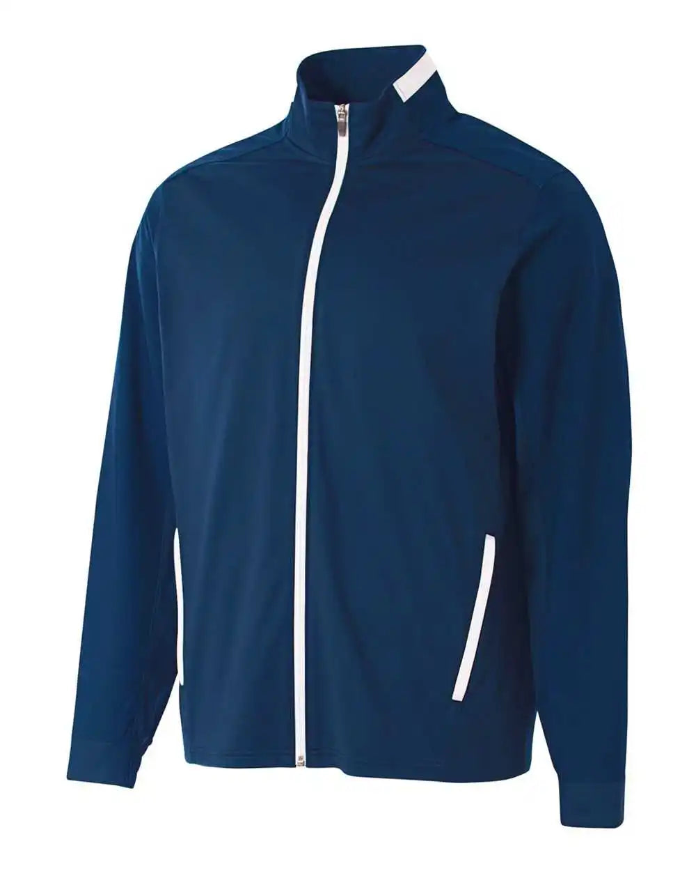 A4 Nb4261 League Youth Full Zip Jacket - Navy White