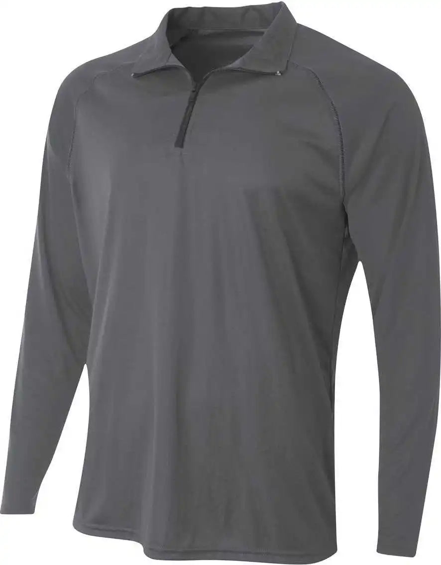 A4 Nb4268 Youth Daily 1/4 Zip - Graphite