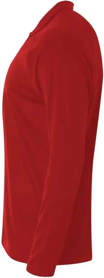 A4 Nb4268 Youth Daily 1/4 Zip - Scarlet