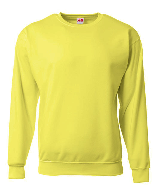 A4 Nb4275 Sprint Fleece Sweatshirt - Safety Yellow - Xs