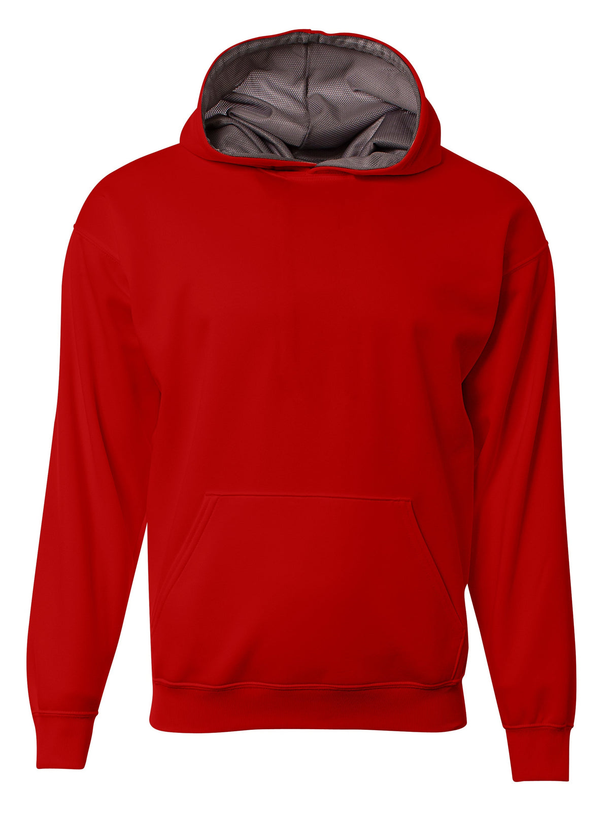 A4 Nb4279 Sprint Fleece Hoodie - Scarlet Graphite