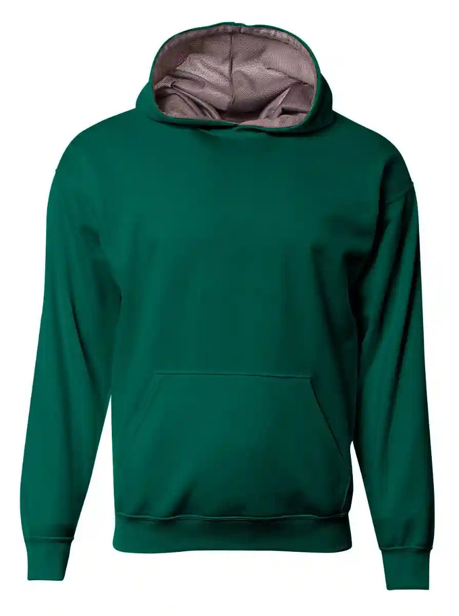 A4 Nb4279 Youth Sprint Hooded Sweatshirt - Forest