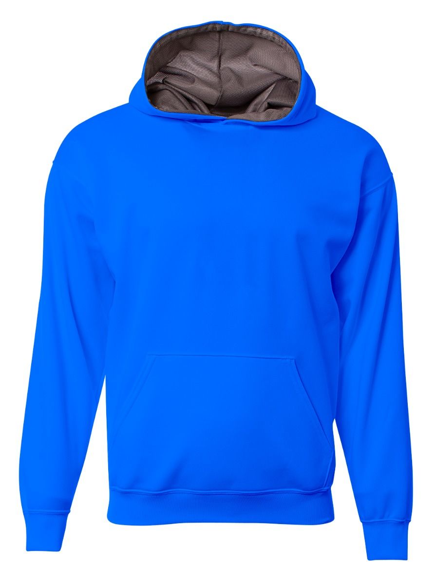 A4 Nb4279 Youth Sprint Hooded Sweatshirt - Graphite