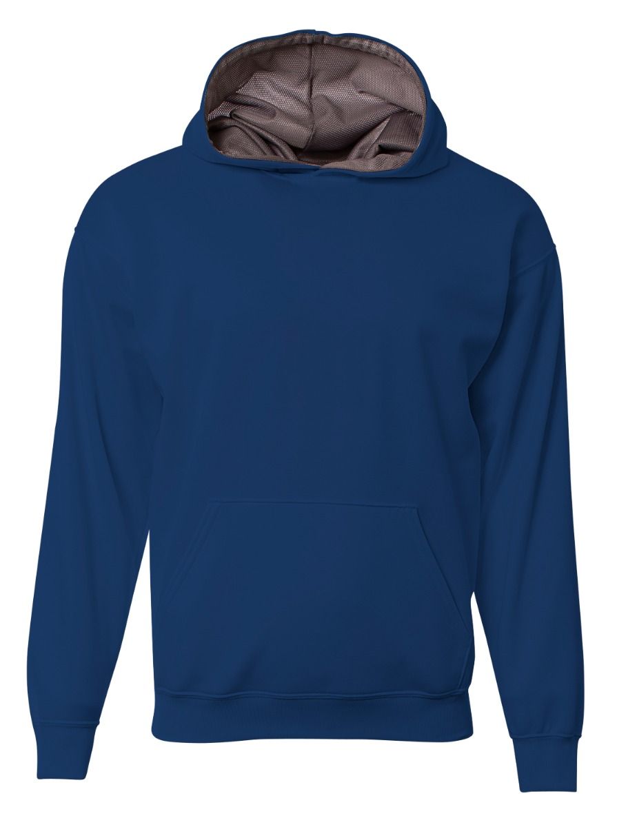 A4 Nb4279 Youth Sprint Hooded Sweatshirt - Graphite