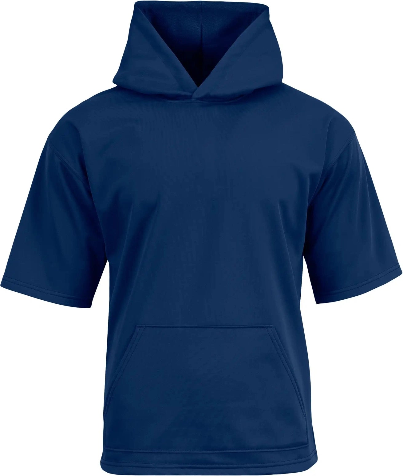 A4 Nb4281 Youth Sprint Short Sleeve Fleece Hoodie - Navy - Navy / Xs