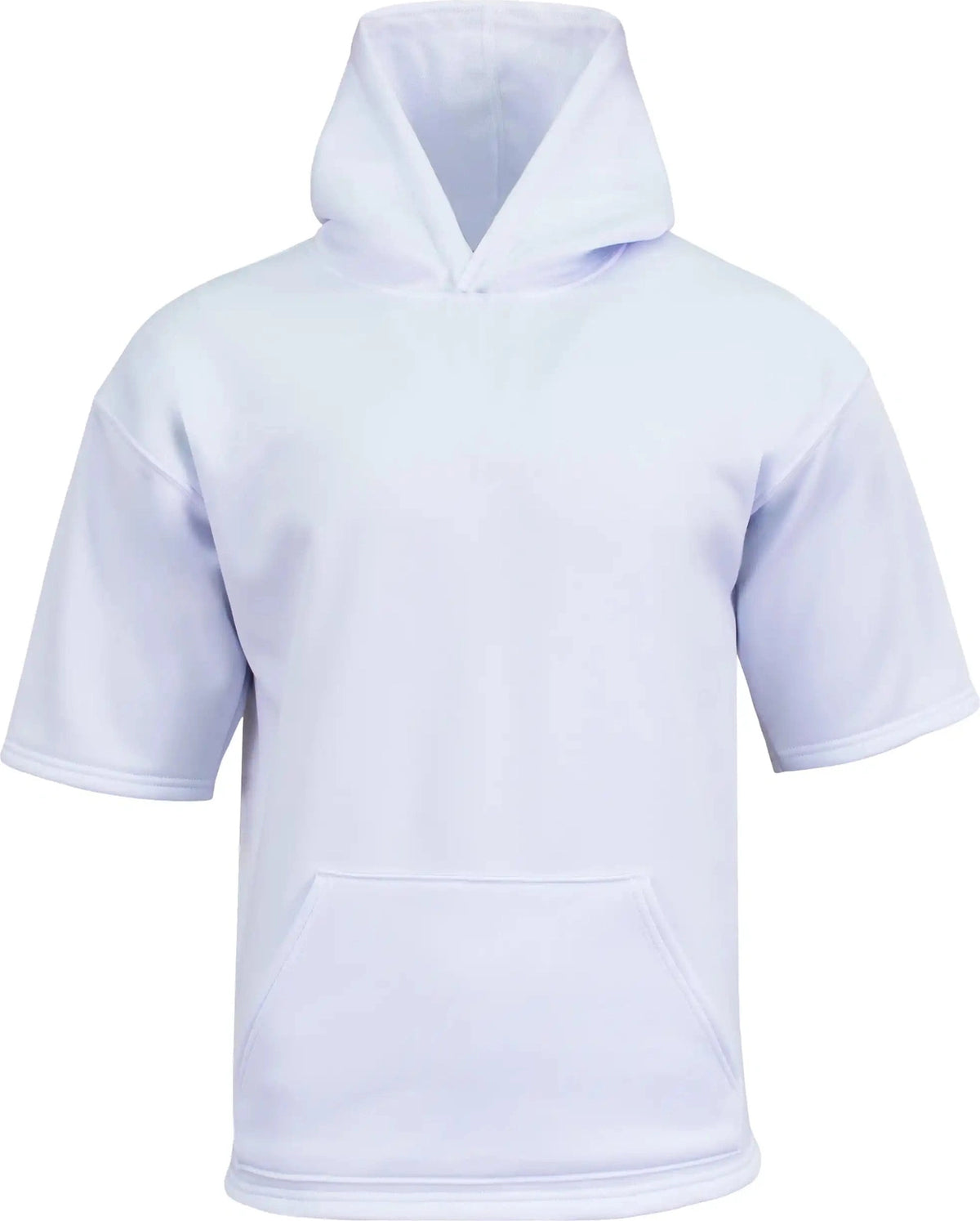 A4 Nb4281 Youth Sprint Short Sleeve Fleece Hoodie - White - White / Xs