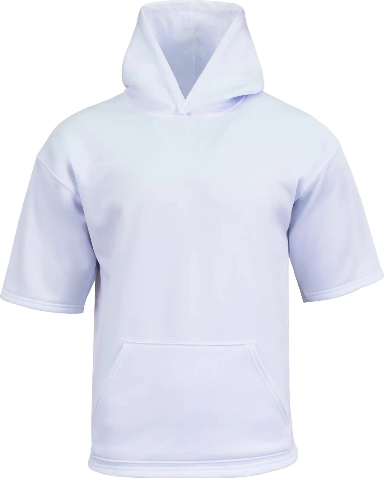 A4 Nb4281 Youth Sprint Short Sleeve Fleece Hoodie - White - White / Xs