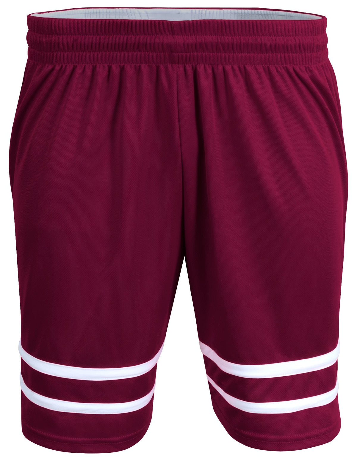 A4 Nb5091 Youth Mvp Reversible Basketball Shorts - Maroon White - Red-maroon / Xs