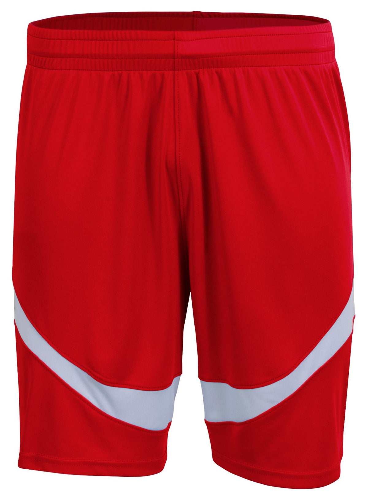 A4 Nb5095 Youth Step Back Basketball Shorts - Scarlet White - Red / Xs
