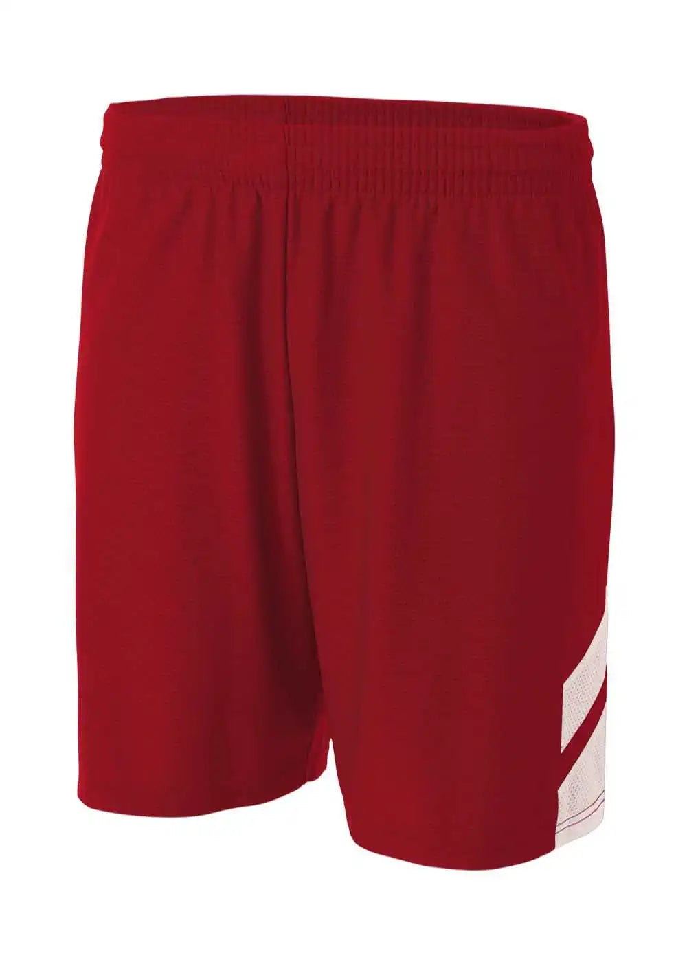 A4 Nb5178 Fast Break Youth Short - Cardinal White