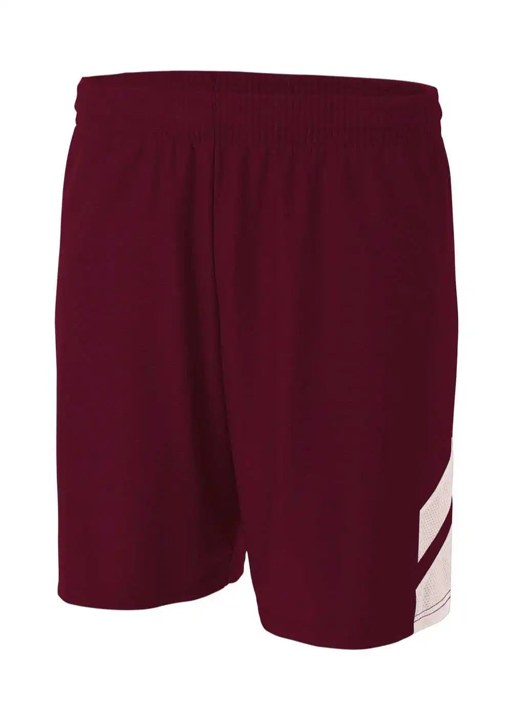 A4 Nb5178 Fast Break Youth Short - Maroon White