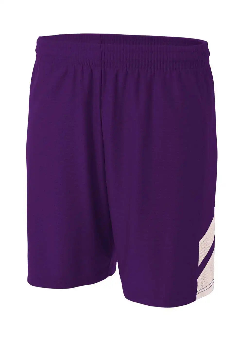 A4 Nb5178 Fast Break Youth Short - Purple White