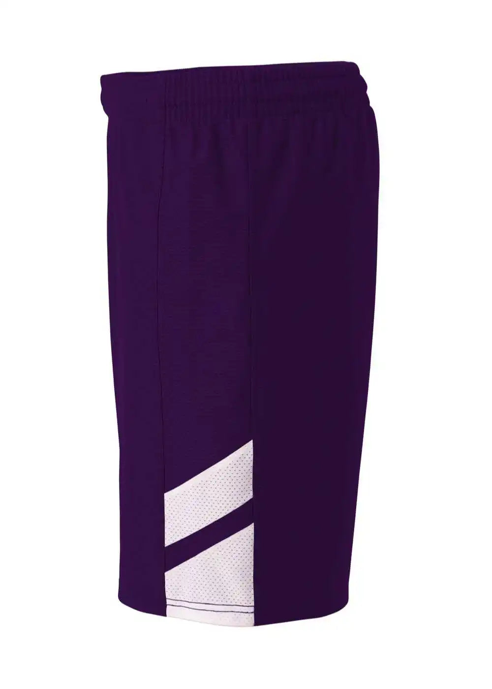A4 Nb5178 Fast Break Youth Short - Purple White