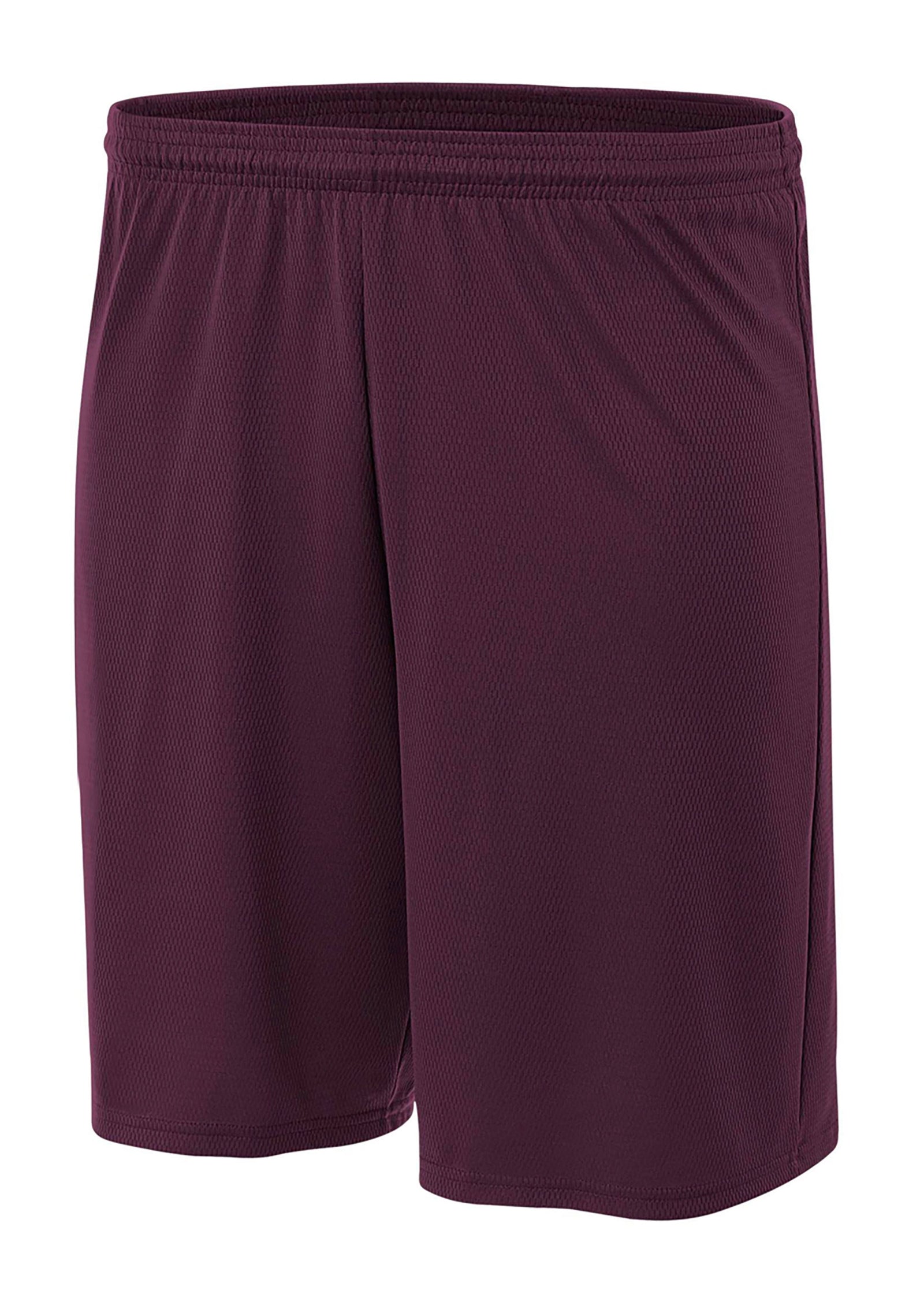 A4 Nb5281 Youth 7’’ Cooling Performance Power Mesh Short - Maroon