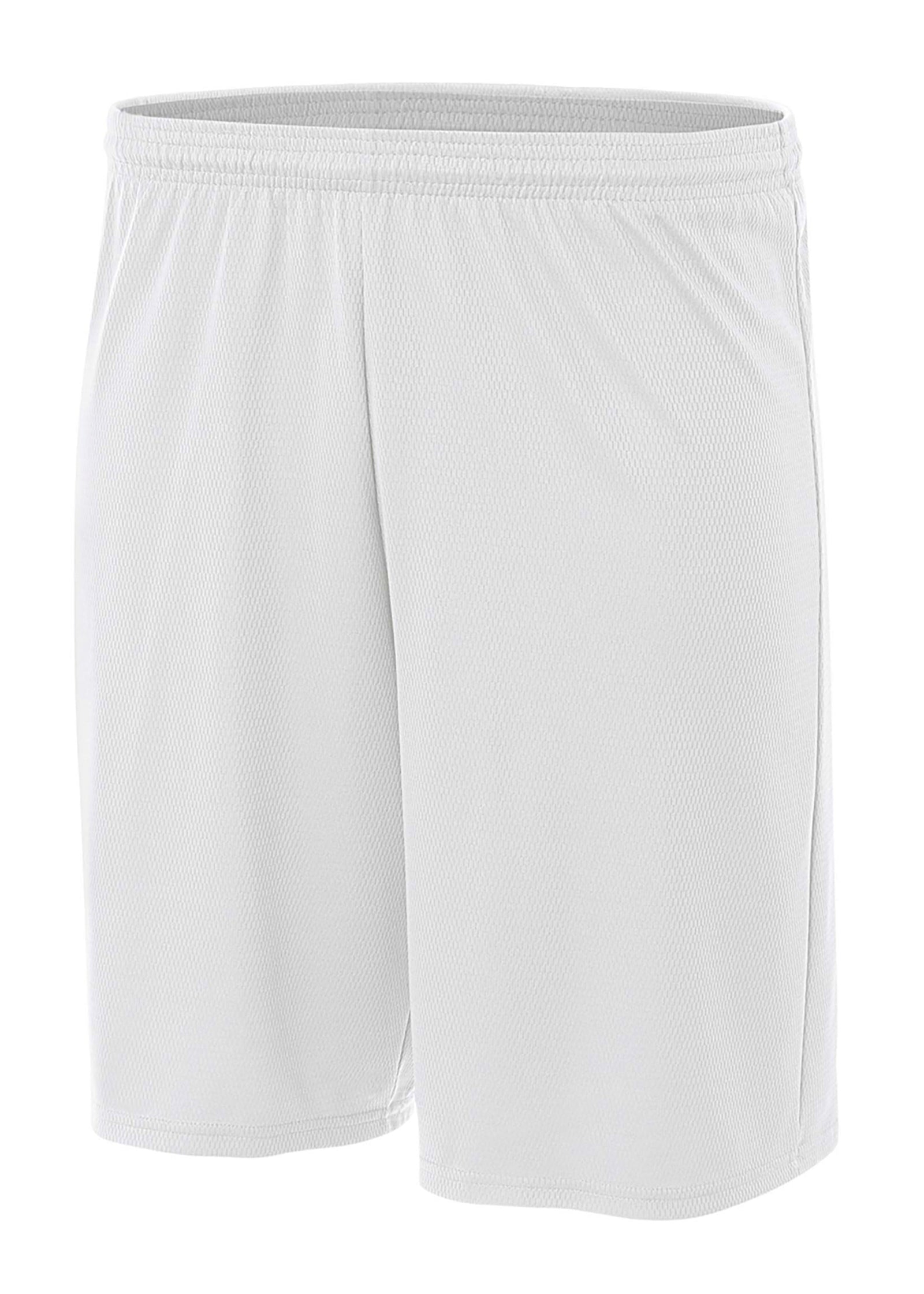A4 Nb5281 Youth 7’’ Cooling Performance Power Mesh Short - White