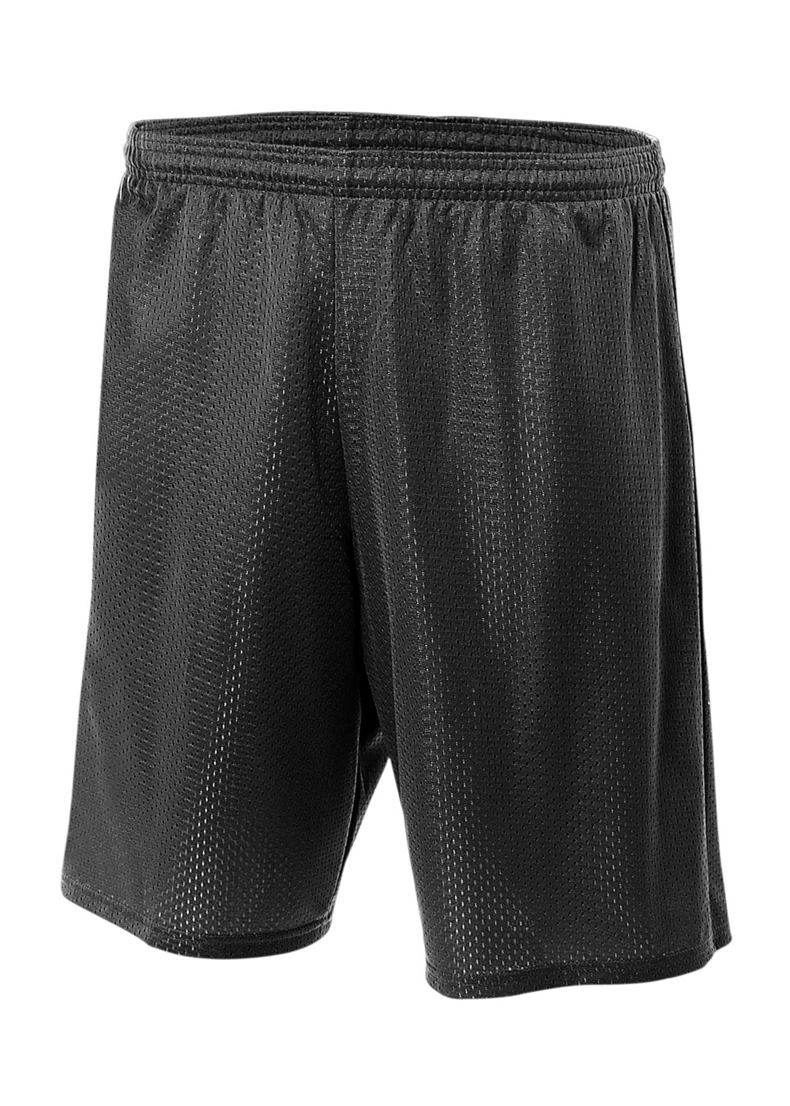 A4 Nb5301 Youth 6’’ Lined Tricot Mesh Short - Black