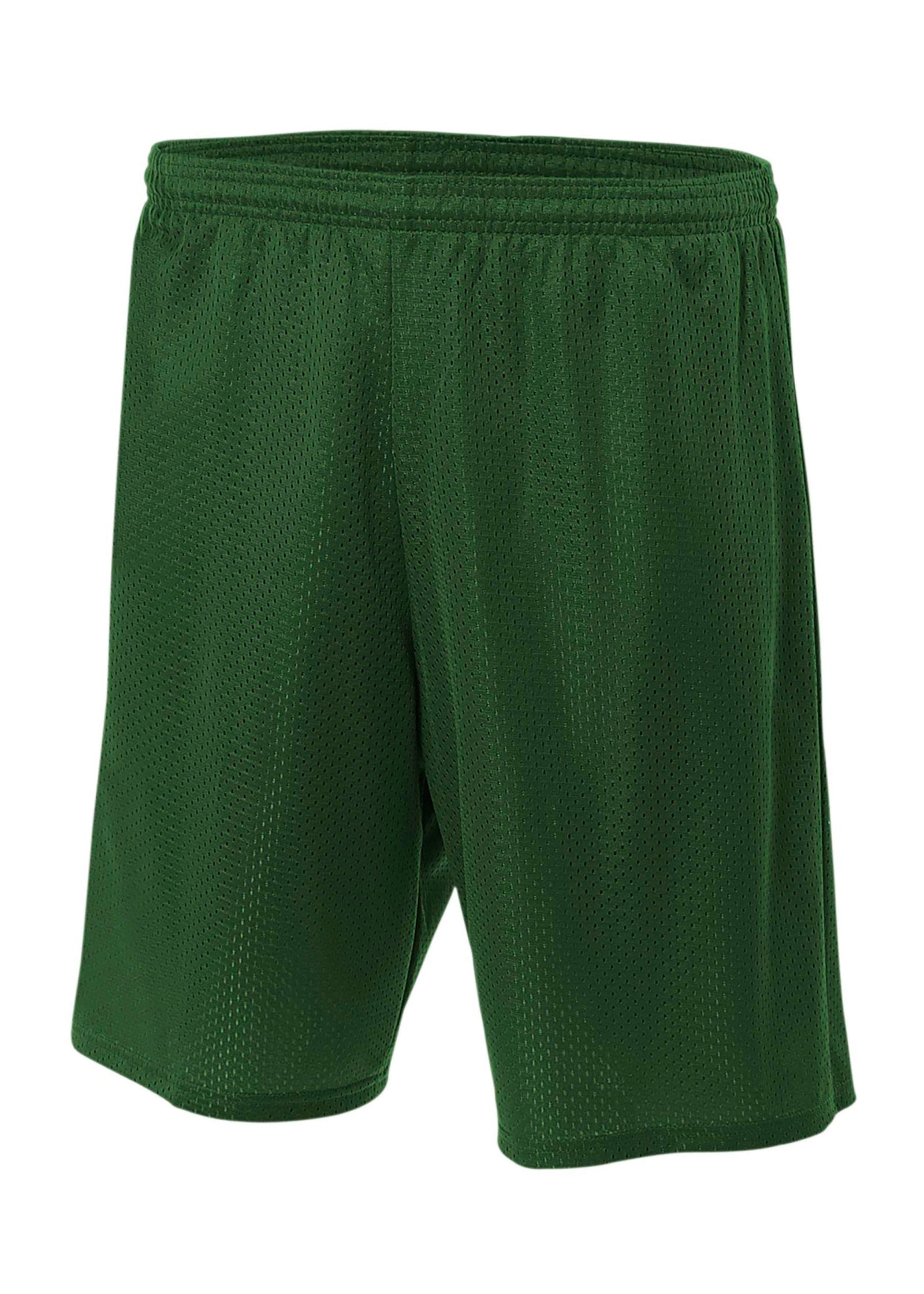 A4 Nb5301 Youth 6’’ Lined Tricot Mesh Short - Forest