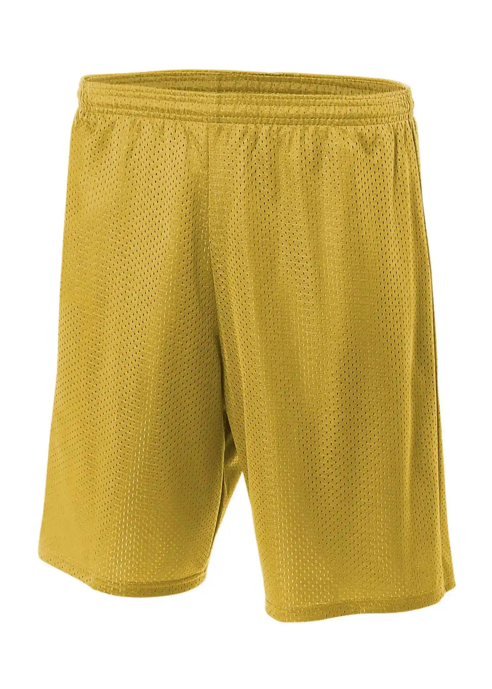 A4 Nb5301 Youth 6’’ Lined Tricot Mesh Short - Gold