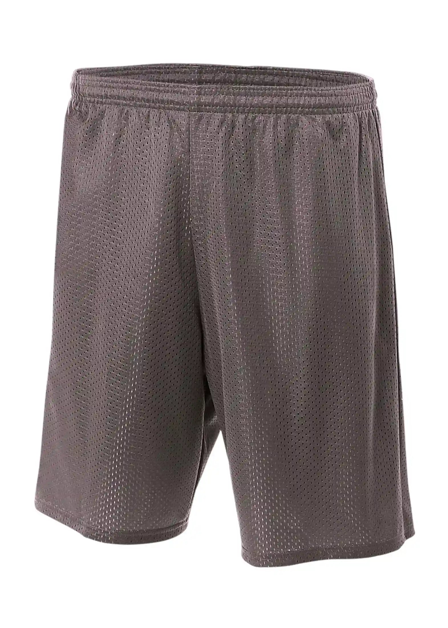 A4 Nb5301 Youth 6’’ Lined Tricot Mesh Short - Graphite