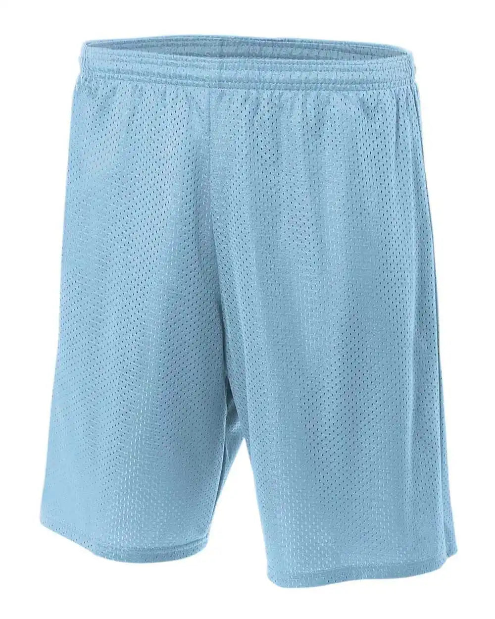 A4 Nb5301 Youth 6’’ Lined Tricot Mesh Short - Light Blue