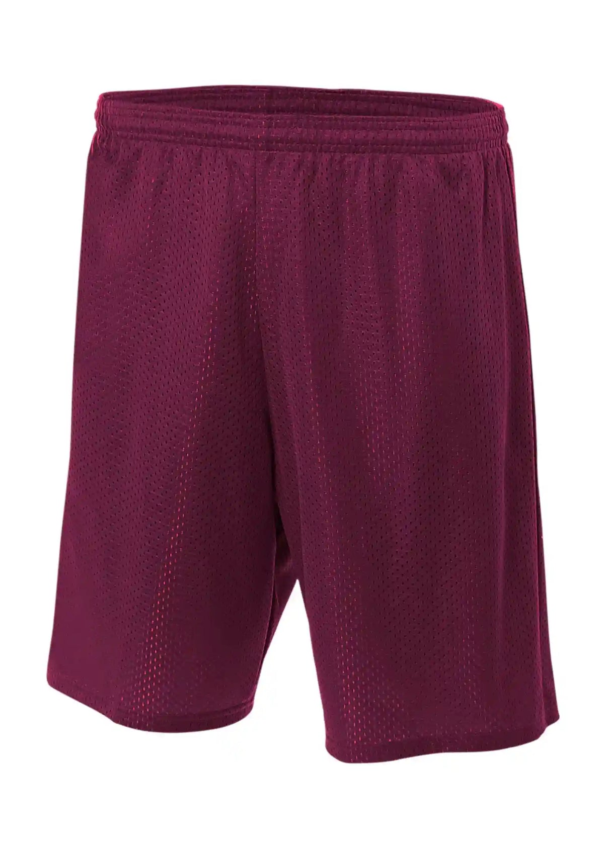 A4 Nb5301 Youth 6’’ Lined Tricot Mesh Short - Maroon