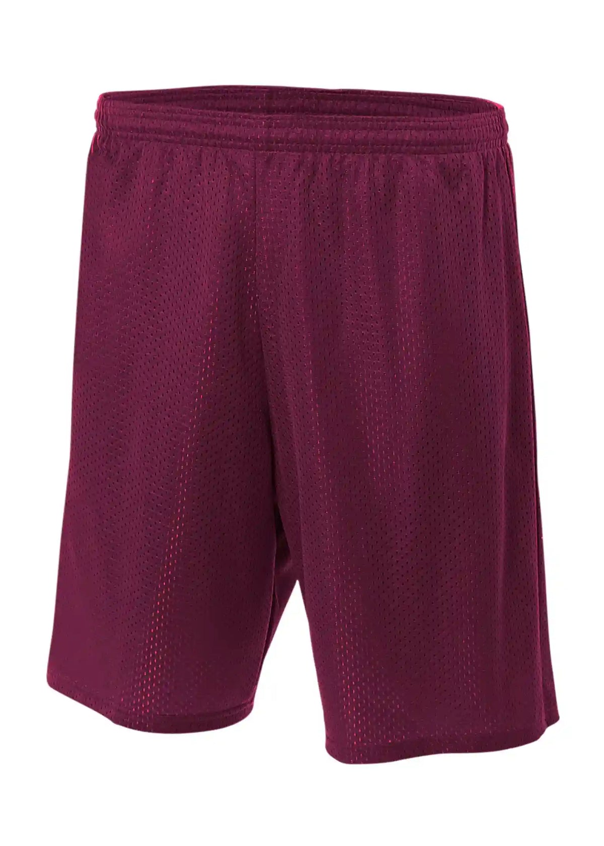 A4 Nb5301 Youth 6’’ Lined Tricot Mesh Short - Maroon