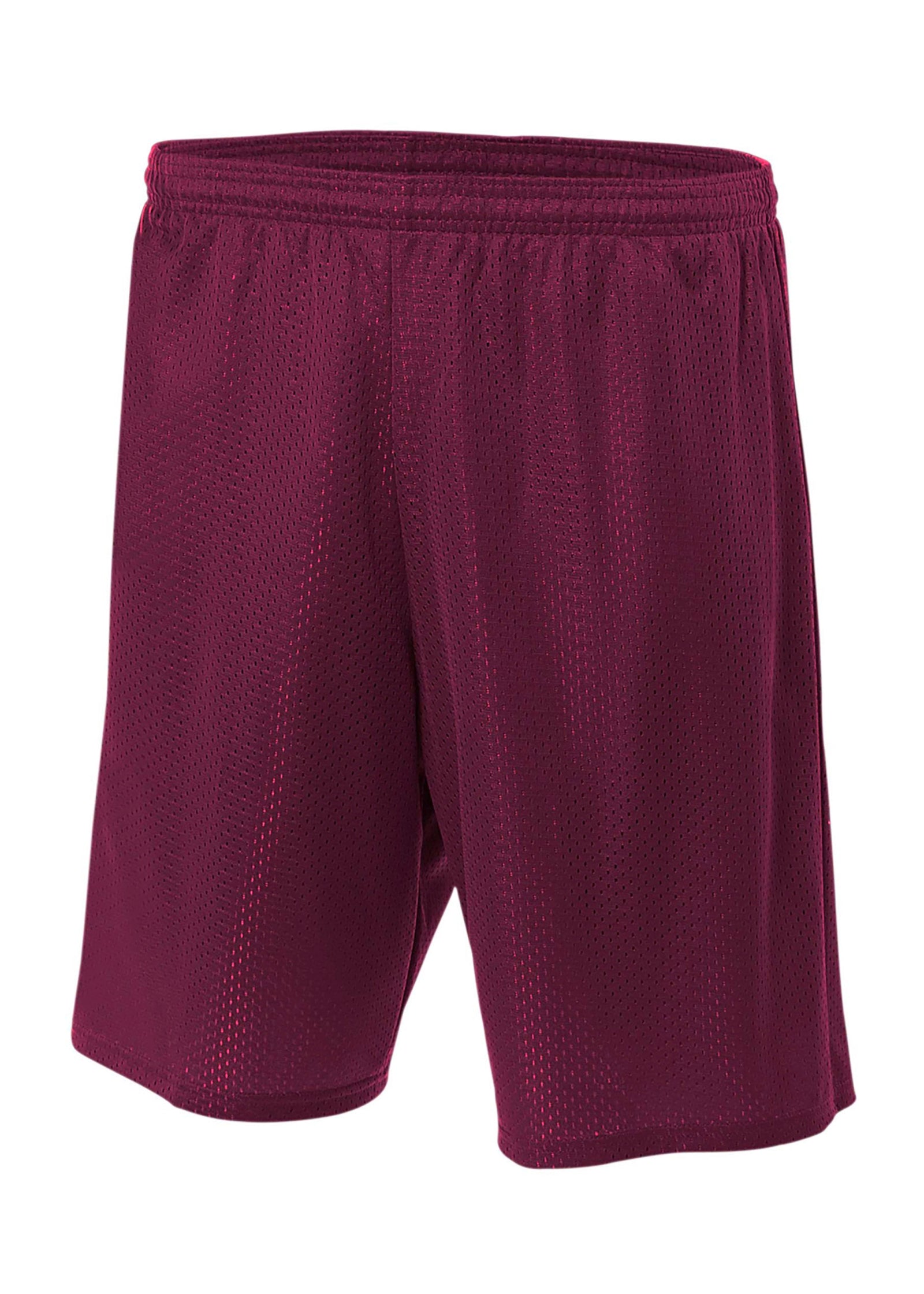 A4 Nb5301 Youth 6’’ Lined Tricot Mesh Short - Maroon