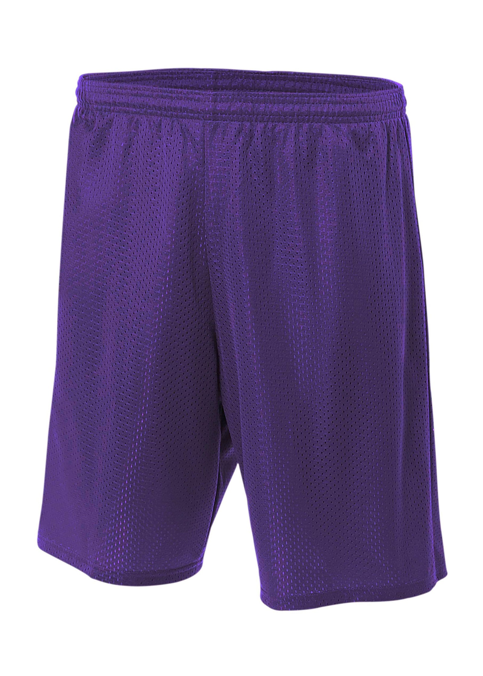 A4 Nb5301 Youth 6’’ Lined Tricot Mesh Short - Purple
