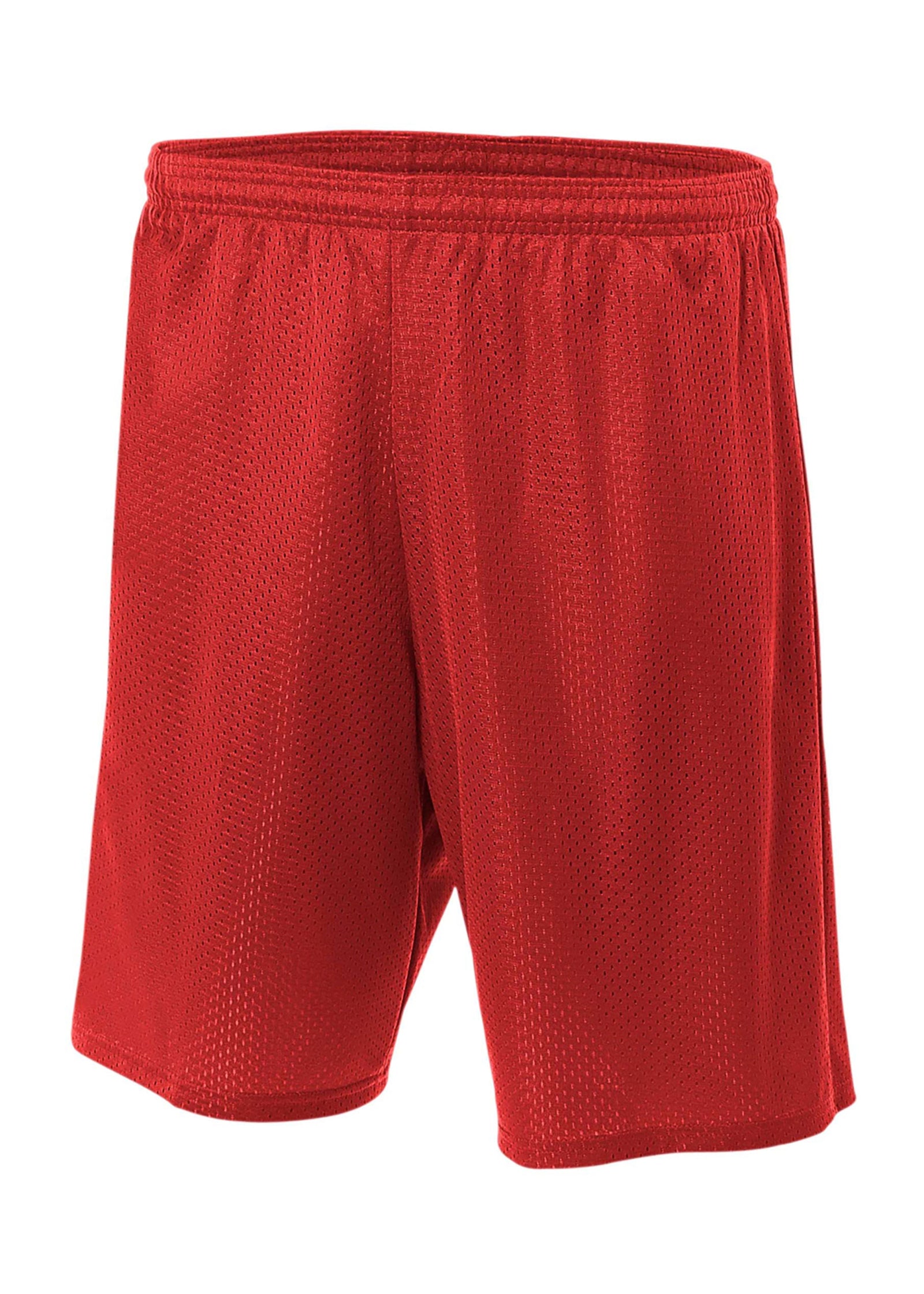 A4 Nb5301 Youth 6’’ Lined Tricot Mesh Short - Scarlet