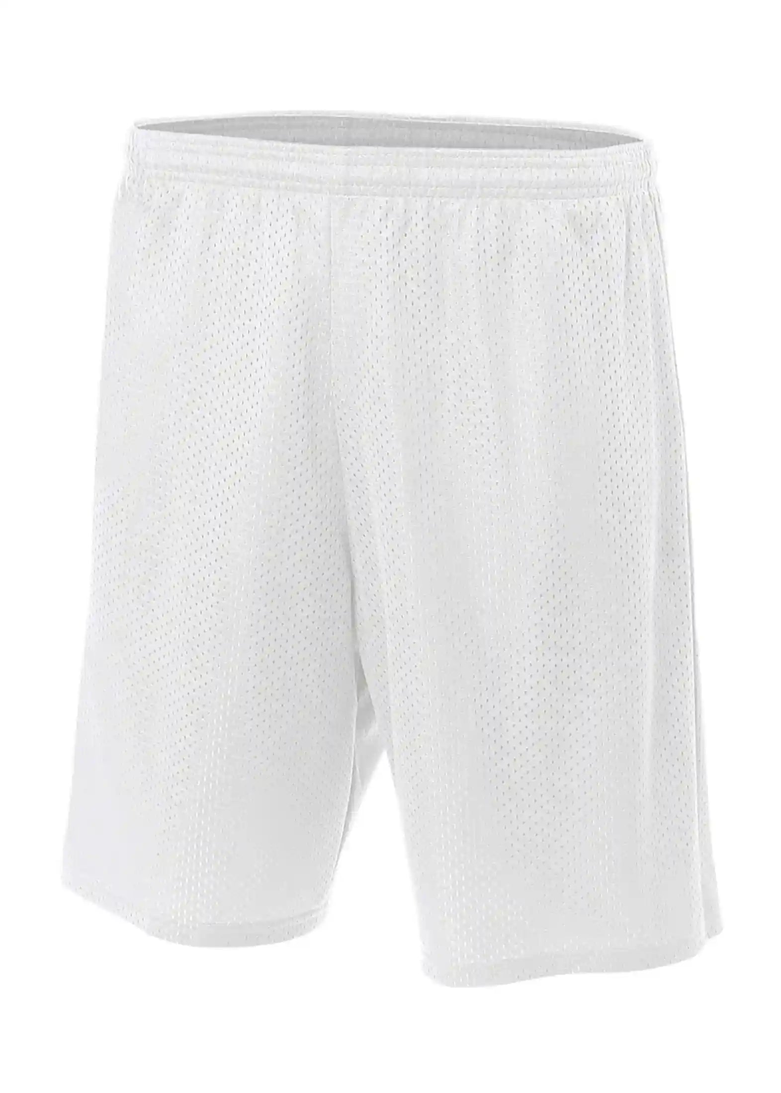 A4 Nb5301 Youth 6’’ Lined Tricot Mesh Short - White