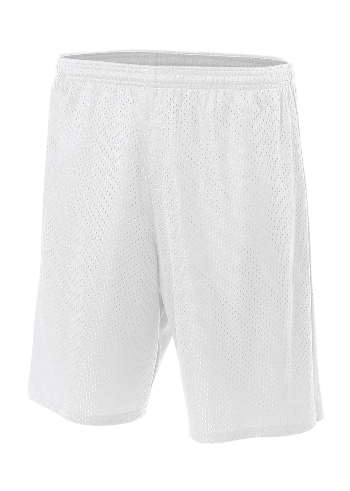 A4 Nb5301 Youth 6’’ Lined Tricot Mesh Short - White