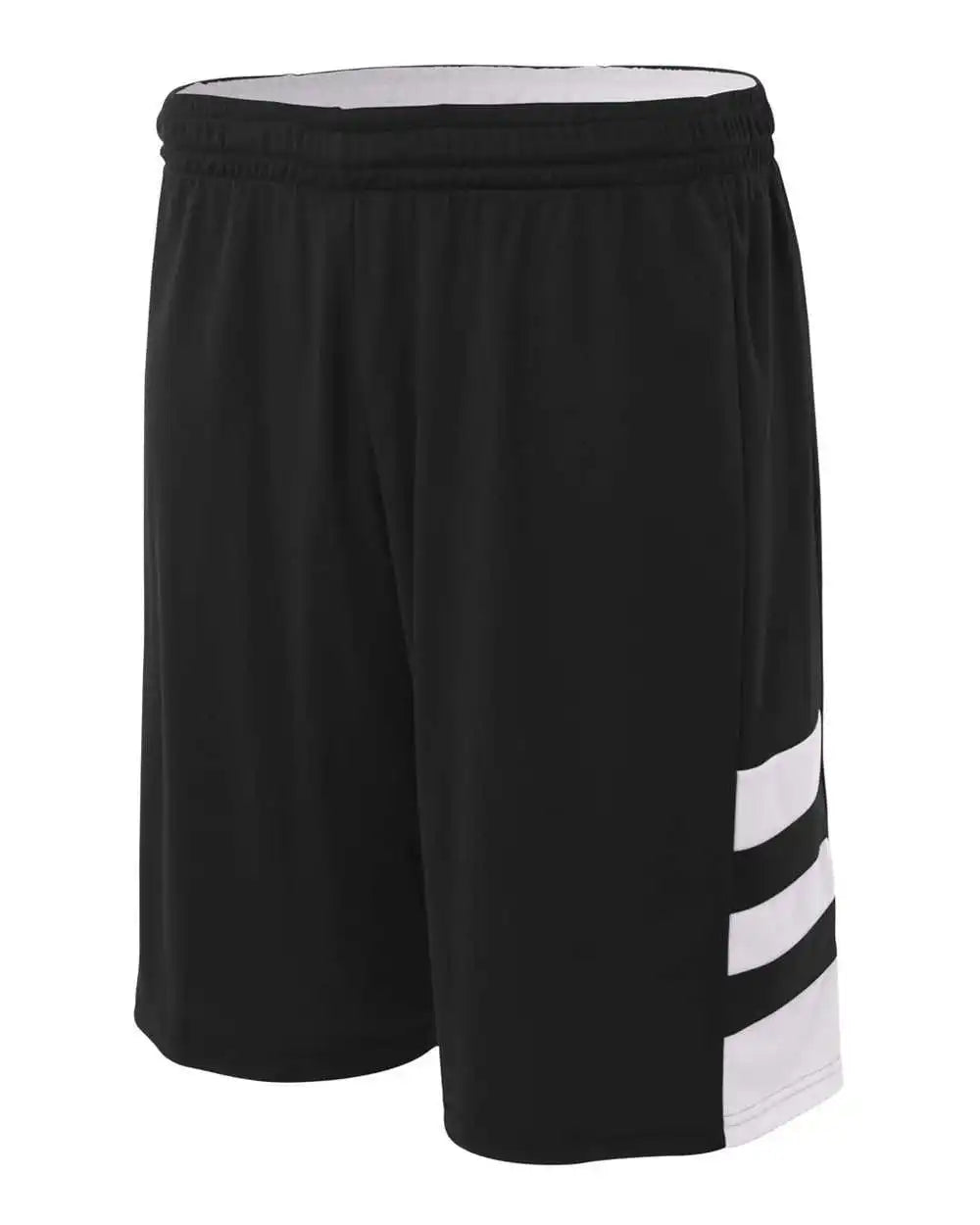 A4 Nb5334 8’’ Reversible Speedway Short - Black White