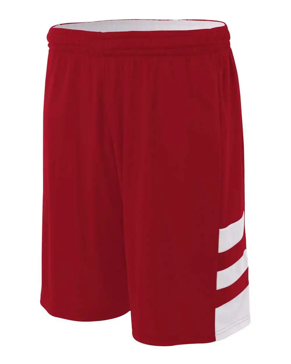 A4 Nb5334 8’’ Reversible Speedway Short - Cardinal White