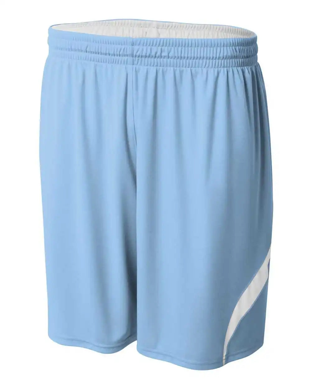 A4 Nb5364 Youth Double Short - Light Blue White