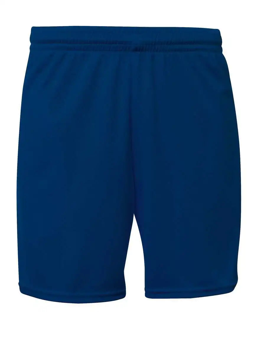 A4 Nb5384 Youth Flatback Mesh Short with Pocket - Navy