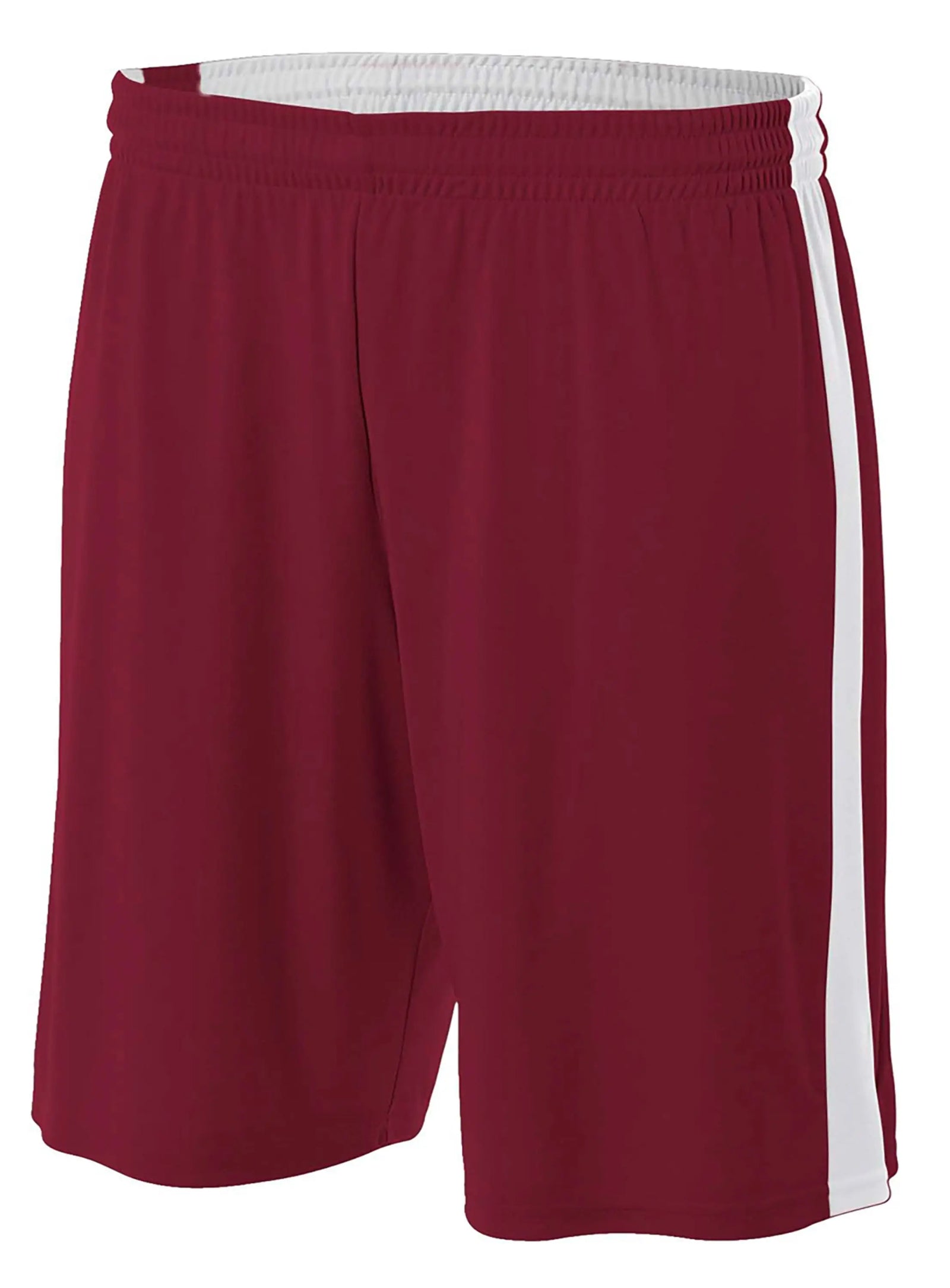 A4 Nb5388 6’’ Youth Reversible Moisture Management - Cardinal White