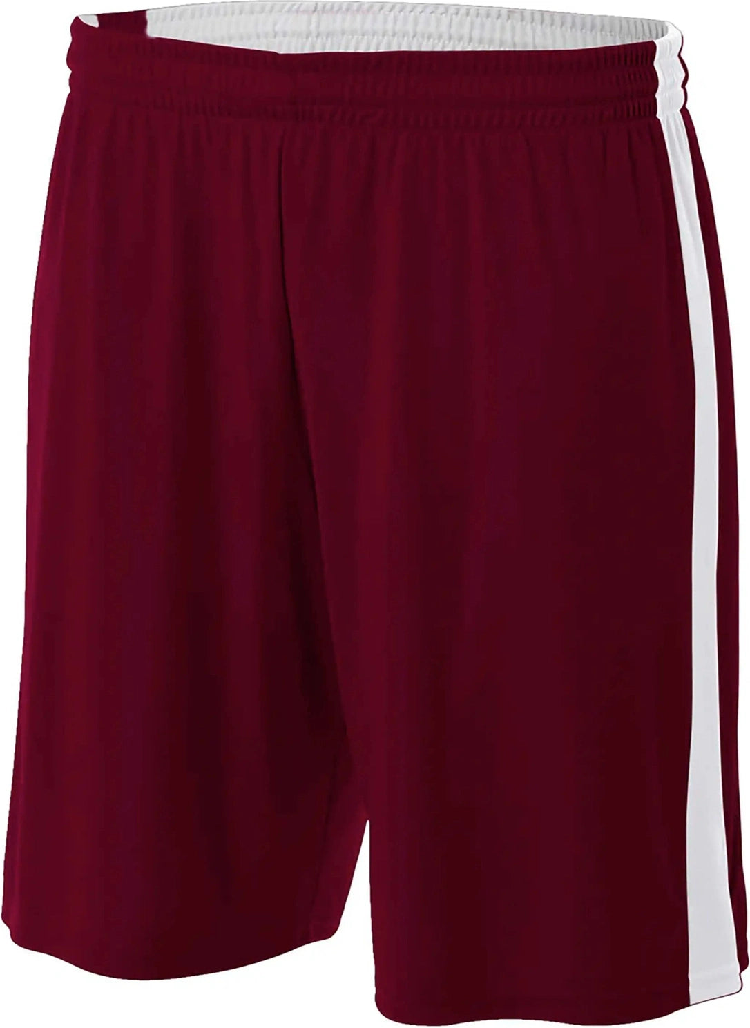 A4 Nb5388 6’’ Youth Reversible Moisture Management - Maroon White - Maroon White / s
