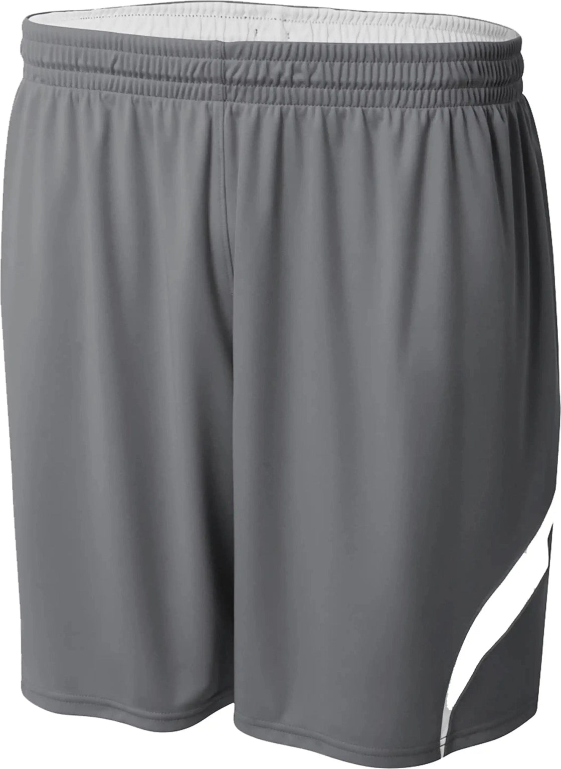 A4 Nb5389 6’’ Youth Double Rweversible Short - Graphite White - Dark Gray / Xs