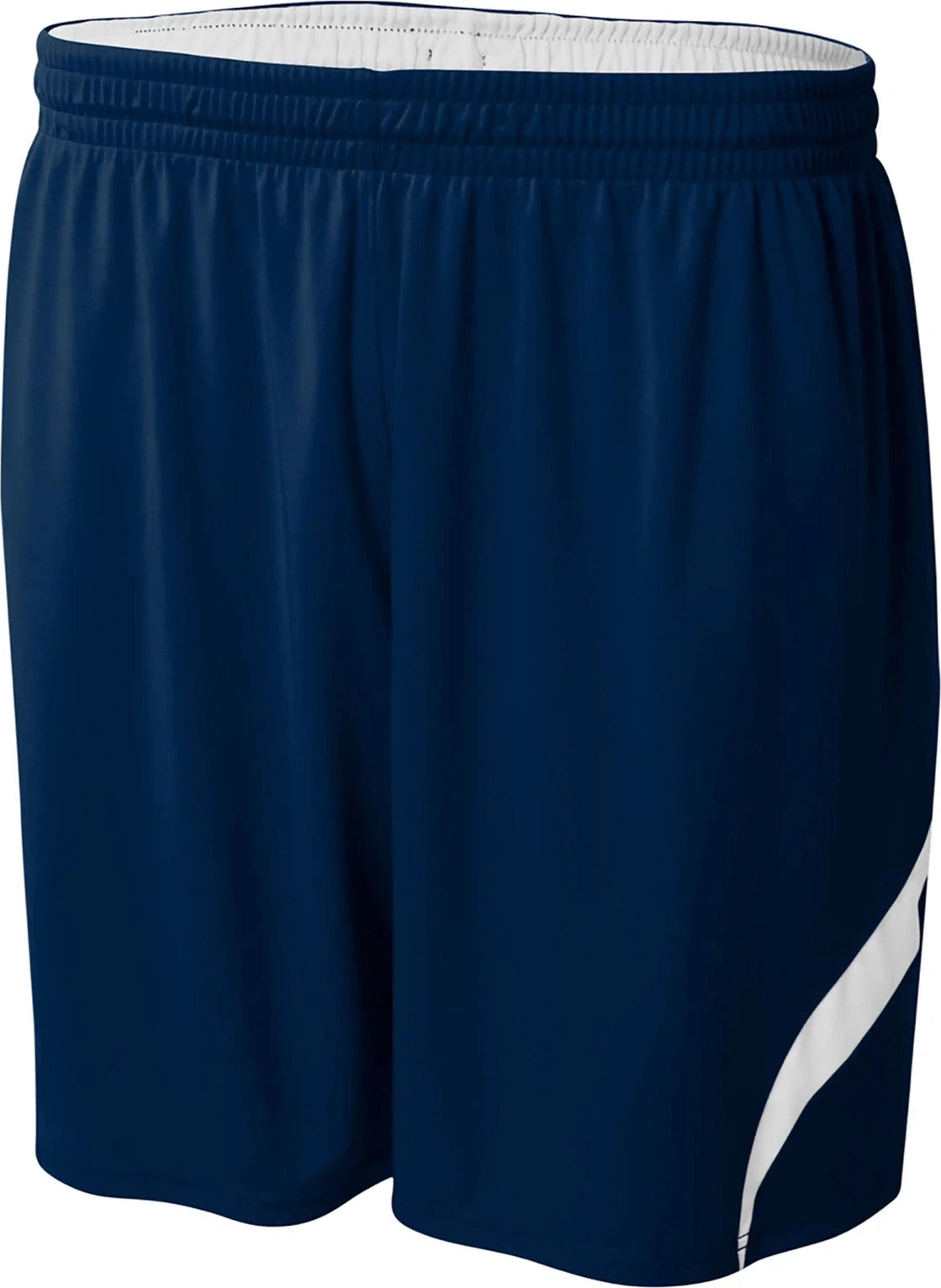 A4 Nb5389 6’’ Youth Double Rweversible Short - Navy White - Xs
