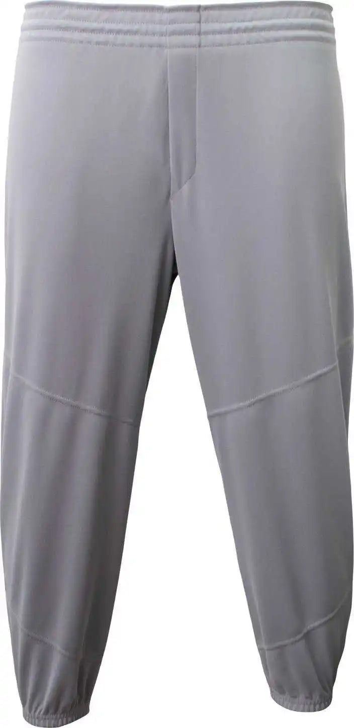 A4 Nb6110 Youth Pro Dna Pull Up Baseball Pant - Grey