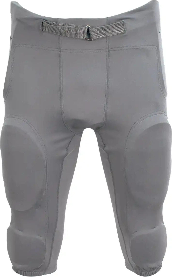 A4 Nb6402 Youth Integrated Football Pant - Silver - Light Gray / Xs