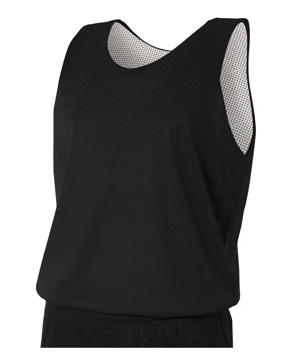 A4 Nf1270 Reversible Mesh Tank Black White
