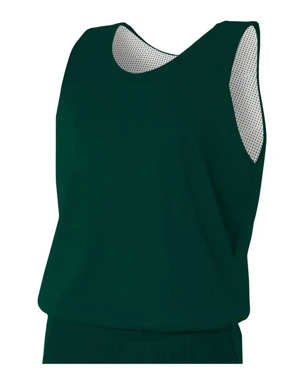 A4 Nf1270 Reversible Mesh Tank Hunter White