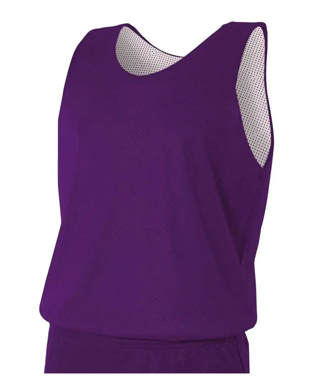 A4 Nf1270 Reversible Mesh Tank Purple White
